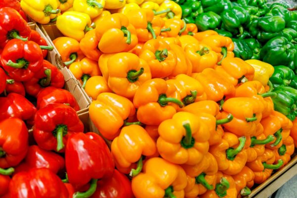 Colored bell peppers