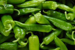 green chili peppers