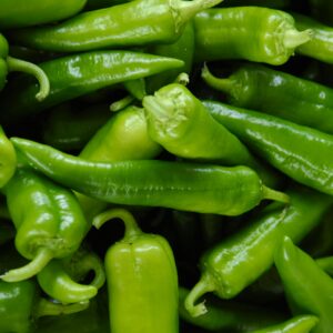 green chili peppers